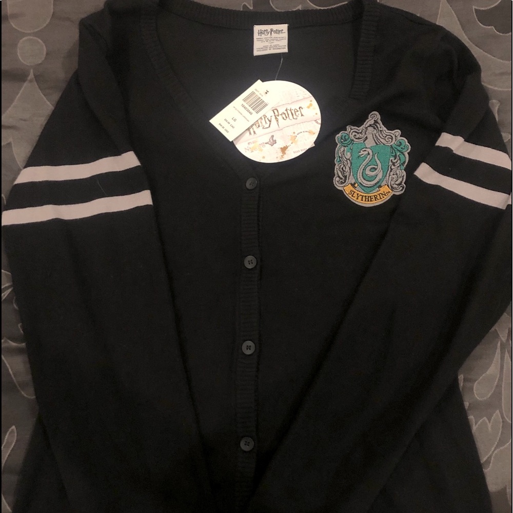 BNWT Harry Potter Slytherin Cardigan